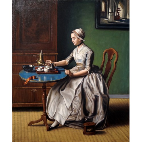 Жан-Этьен Лиотар - Дама, разливающая шоколад 