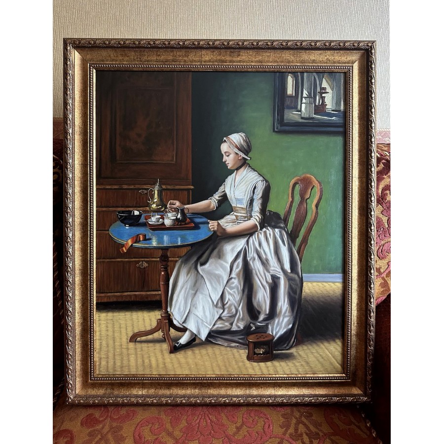 Жан-Этьен Лиотар - Дама, разливающая шоколад 