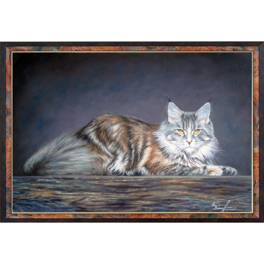 Портрет кошки с фотографии