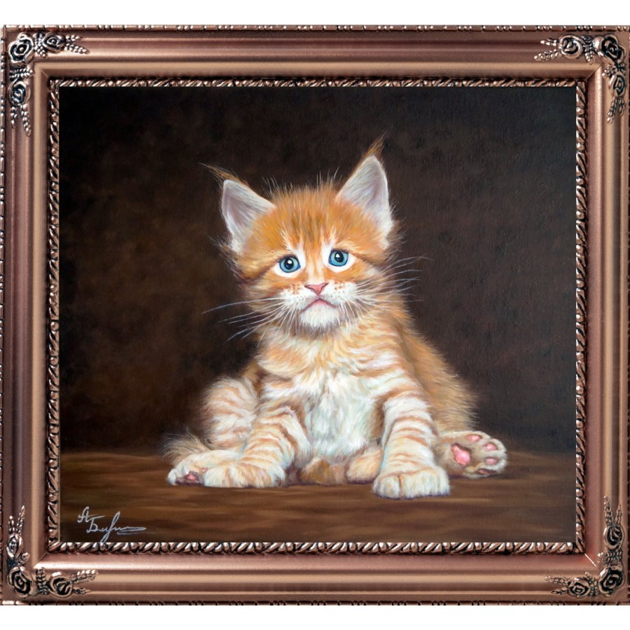 Портрет котенка с фотографии