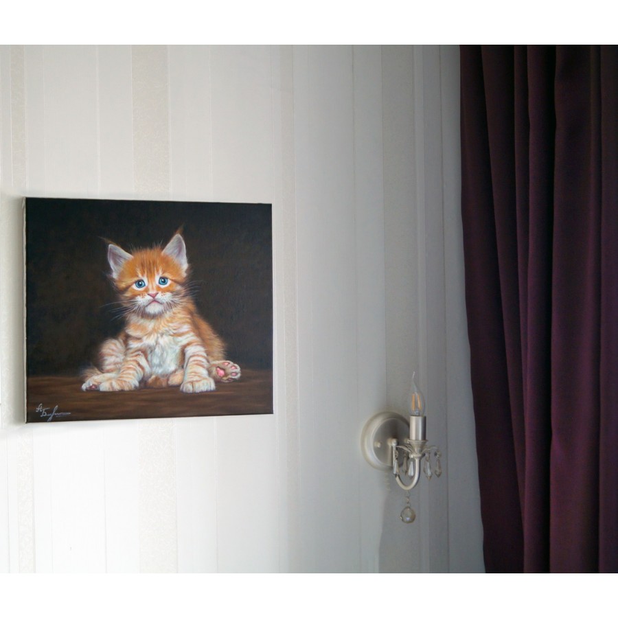 Портрет котенка с фотографии